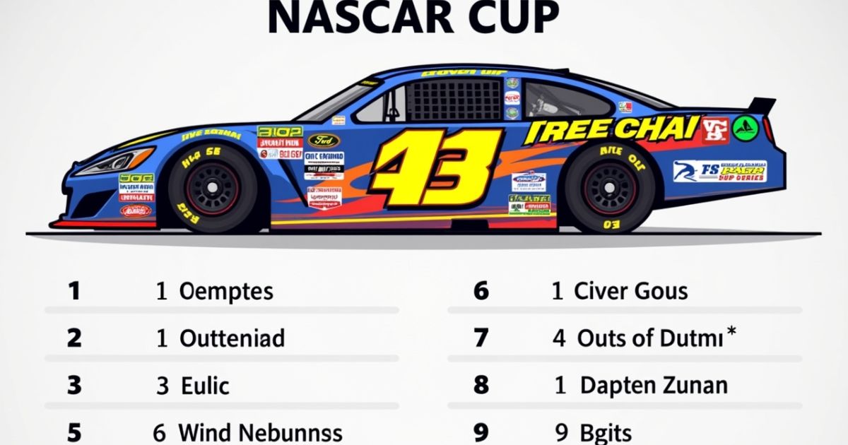 2025 NASCAR Cup Series Driver Point Standings