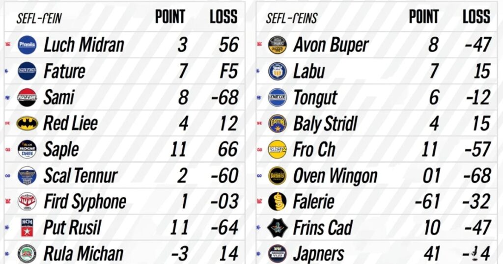 Full Driver Standings After Race 25